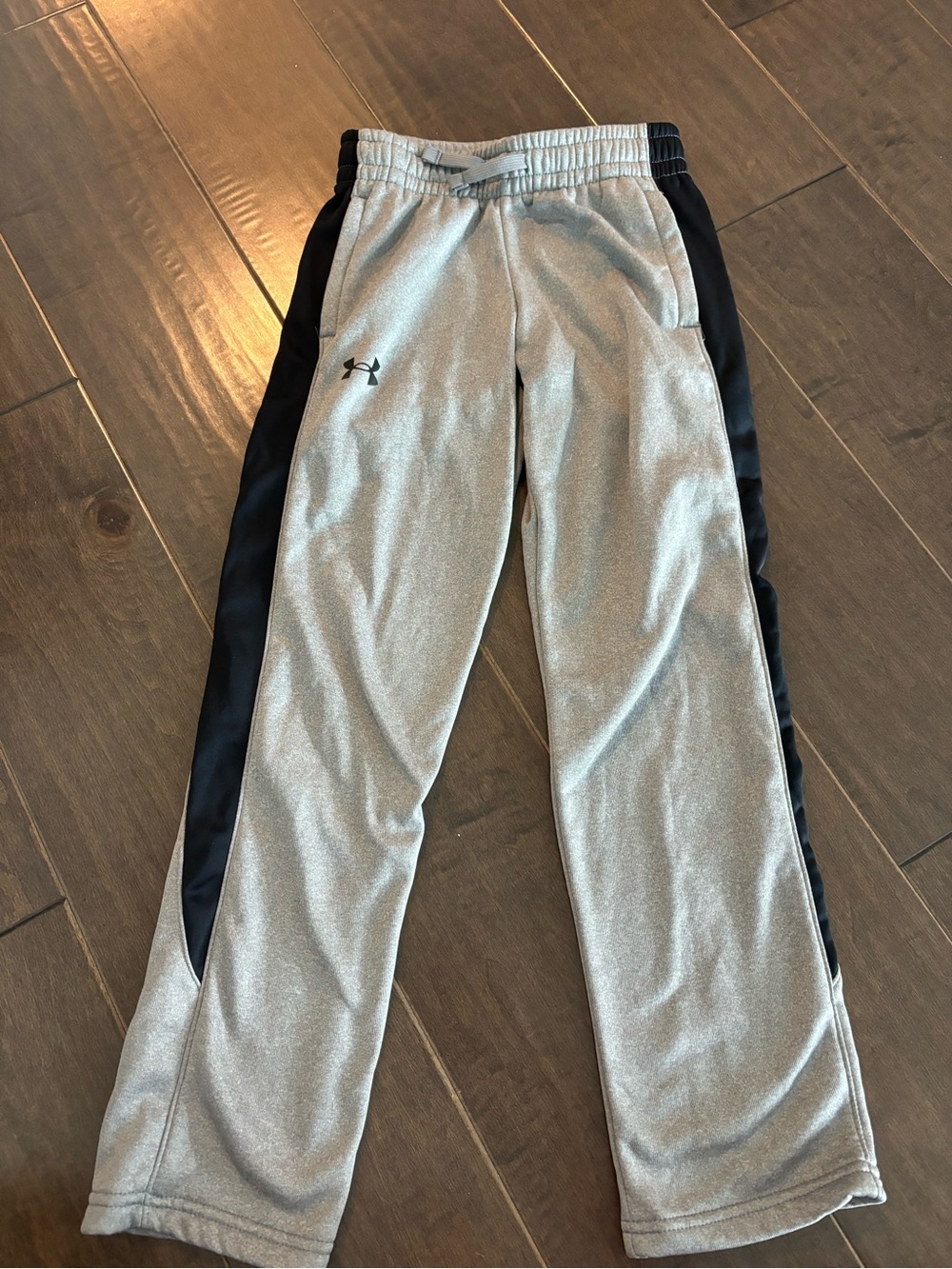 Under Armour Youth Gray and Black Athletic Joggers